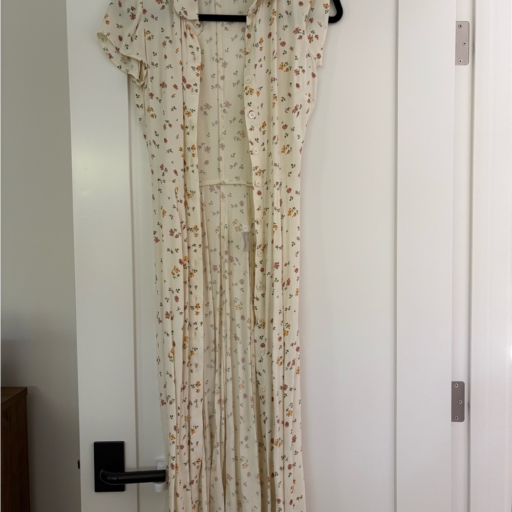 Reformation Cream Floral Maxi Dress - Picture 2 of 2